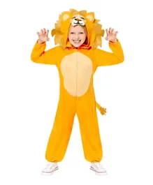 Party Centre Lion All In One Animal Costume - Yellow