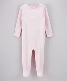 Guess Kids Graphic Sleepsuit - Baby Pink
