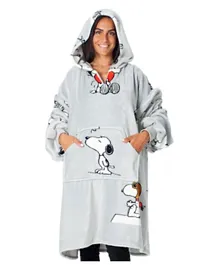 Kanguru Wearable Blanket With Hoodie - Snoopy