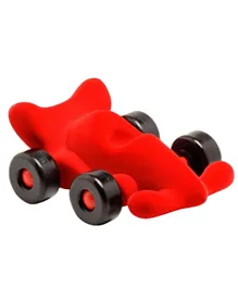 Rubbabu Soft Baby Educational Toy Modena the Racer Large - Red