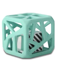 Chew Cube Easy Grip Teether Rattle - Mint Green