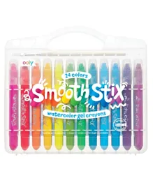 Ooly Smooth Stix Watercolor Gel Crayons - 25 Pieces