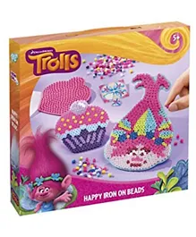 Totum Trolls Iron On Beads Poppy & Cupcake Set - Multicolour