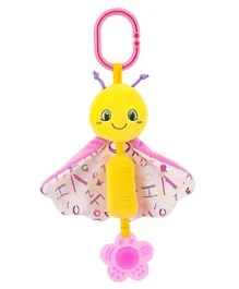 Little Angel Baby Stroller Plush Hanging Rattle Mobile Toy - Butterfly