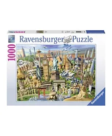 Ravensburger World Landmarks Multicolor - 1000 Pieces