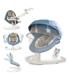 BAYBEE Lullabies Automatic Electric Baby Swing Cradle - Blue