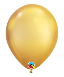 Qualatex Round Chrome Balloon Gold - 7 Inches