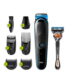Braun MGK 5245 All-in-one 7-in-1 Beard Trimmer Hair Clipper Detail Trimmer Rechargeable with Gillette ProGlide Razor