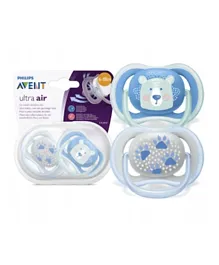Philips Avent Soother Silicone Ultra Air Free Flow - 2 Pieces