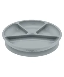 Green Sprouts Learning Plate - Gray