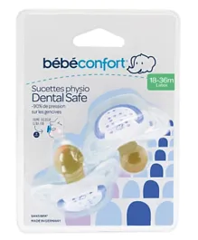 Bebeconfort Dental Safe Soother Set of 2 - Blue