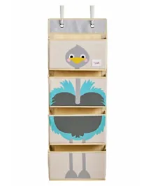 3 Sprouts Hanging Wall Organizer Ostrich - Multicolour