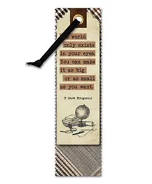 IF Academia The World Only Exists Bookmark - Grey