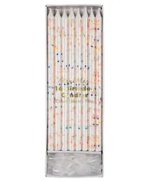 Meri Meri  Flecks Candles Pack of 24 - Multicolour