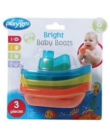 Playgro Bright 3 Baby Boats - Multicolour