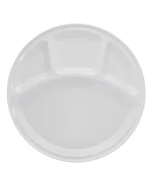 Dinewell 4-Partition Dinner Plate White - 33 cm