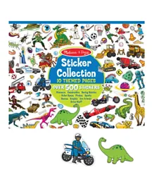 Melissa & Doug Sticker Collection Book - Blue