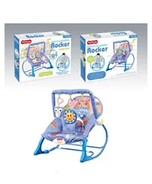 Factory Price Infant to Toddler I-Baby Rocker Cum Bouncer Bear Design - Blue