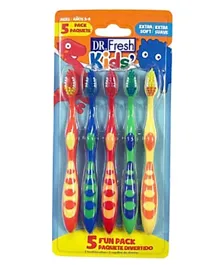 Dr.Fresh Kids Mix Toothbrush Blister 5 Pack