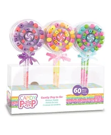 Candy Pop Candy Pop to Go Lollipop Bead Set of 60 Pearls - Multicolour