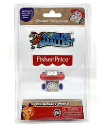 Fisher Price Worlds Smallest Chatter Phone Collectible Toy - Multicolour