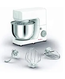 Moulinex 4.8L Masterchef Kitchen Machine 800W QA150127 - Silver/White