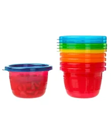 The First Years Take & Toss Snack Cups with Lid 4 oz - Pack of 6