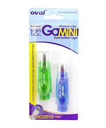 OVAL GoMini Correction Tape - 2 Pieces