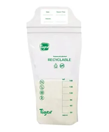 Tigex Breast Milk Bags Pack of 20 - 180mL Each