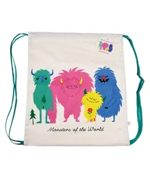 Rex London Monsters Of The World Drawstring Bag - 14.9 Inches