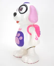 Electric Light Music Jump Dog 8811-31 - Pink  and White