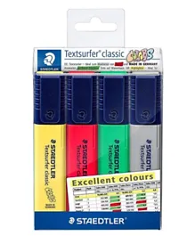 Staedtler Text Surfer Classic Highlighter - Pack of 4