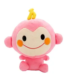 Hello Kitty Plush Stuffed Soft Toy  Monkey Dance Pink - 20.3 cm