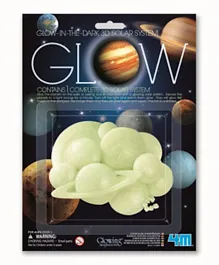 4M Glow 3D Solar System - Multicolour