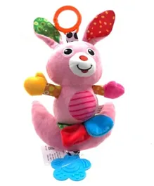 ليتل انجيل - عربة أطفال بلعبة متدلية ناعمة مع رنين - أرنب
