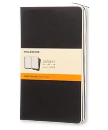 Moleskine Cahier Journal Set of 3 - Black