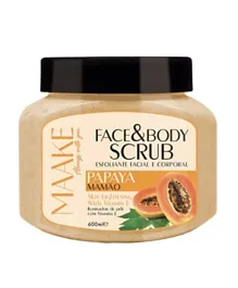 MAAKE Face and Body Scrub Papaya - 600mL