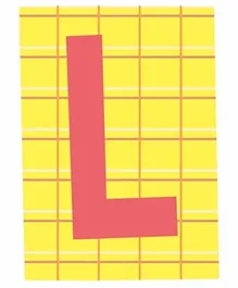 Poppik Repositionable Alphabet Wall Sticker - Letter L