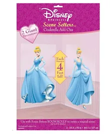 Party Centre Cinderella Scene Setter Add-Ons Pack of 2 - Multicolor