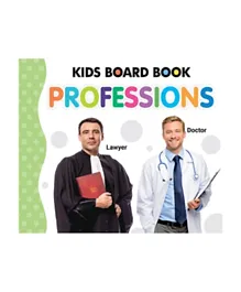 Kids Board Book of Professions - English