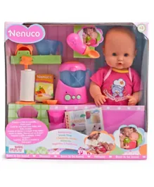 Nenuco Pink Battery Operated Doll Meals Set - Height 42 cm