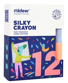 Mideer Washable Rotary Crayons - 12 Colours