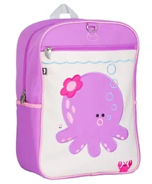 BeatrixNY Big Kid Backpack Penelope the Octopus Purple - 15 inches