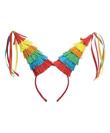Party Centre Fiesta Pinata Headband - Multicolour