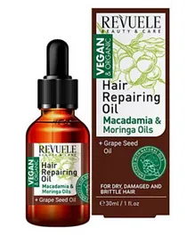 REVUELE Vegan & Organic Hair Repairing Oil - 30mL