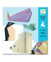 Djeco Polar Animals Origami - Multicolour