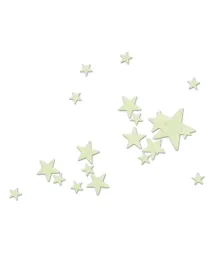 4M Glow Star Pack of 16 - White