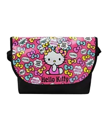 Hello Kitty Zip Closure Messenger Bag Pink - 12 Inches