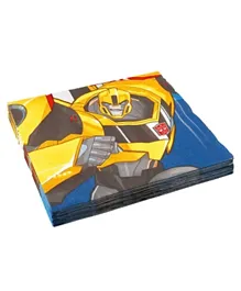 Party Centre Transformers RID Lunch Tissues Pack of 20 - Multicolor