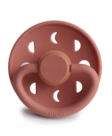 FRIGG Moon Phase Latex Baby Pacifier 1-Pack Powder blush - Size 1